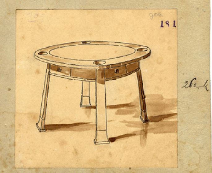 Friedrich Otto Schmidt - GAMING TABLE A LA LOOS | MasterArt